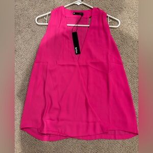 NWT Revolve Krisa Surplice Tank in hot pink